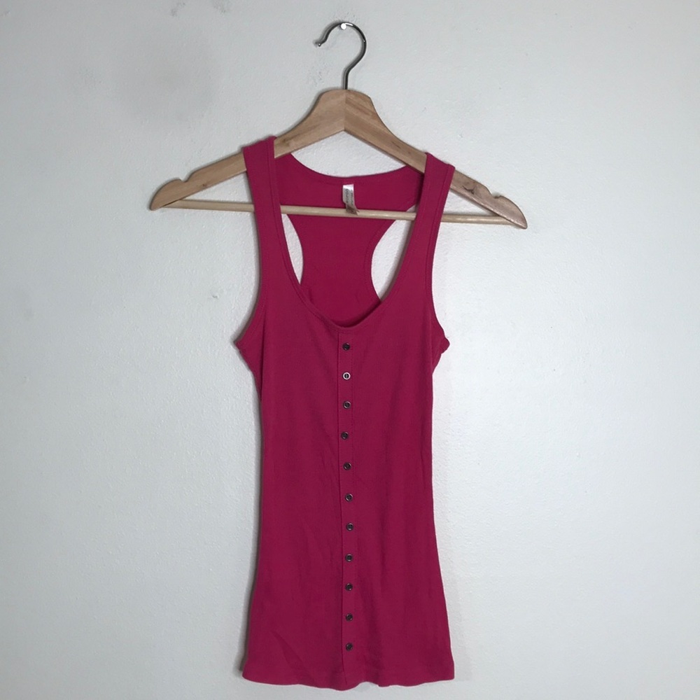 Ladies babydoll pink basic tank top size small‎ Y2K lightweight